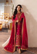 Asim Jofa | Heeriye | AJHE-07 EMBROIDERED JUMBO SILK 3 PCS - House Of Hania