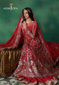 Asim Jofa | Ishq e Eid | AJULN-01 Embroidered Chiffon 3 Pcs - House Of Hania