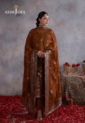 Asim Jofa | Ishq e Eid | AJULN-03 Embroidered Chiffon  3 Pcs - House Of Hania