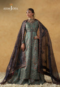Asim Jofa | Ishq e Eid | AJULN-05 Embroidered Javeria Net 3 Pcs - House Of Hania