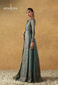 Asim Jofa | Ishq e Eid | AJULN-05 Embroidered Javeria Net 3 Pcs - House Of Hania