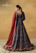 Asim Jofa | Ishq e Eid | AJULN-06 Embroidered Silk 3 Pcs - House Of Hania