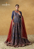 Asim Jofa | Ishq e Eid | AJULN-06 Embroidered Silk 3 Pcs - House Of Hania
