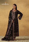 Asim Jofa | Ishq e Eid | AJULN-09 Embroidered Cotton Net  3 Pcs - House Of Hania