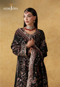 Asim Jofa | Ishq e Eid | AJULN-09 Embroidered Cotton Net  3 Pcs - House Of Hania