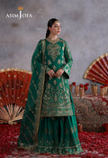 Asim Jofa | Ishq e Eid | AJULN-16 Embroidered Chiffon 3 Pcs - House Of Hania