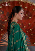 Asim Jofa | Ishq e Eid | AJULN-16 Embroidered Chiffon 3 Pcs - House Of Hania