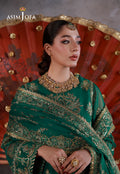 Asim Jofa | Ishq e Eid | AJULN-16 Embroidered Chiffon 3 Pcs - House Of Hania
