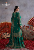 Asim Jofa | Ishq e Eid | AJULN-16 Embroidered Chiffon 3 Pcs - House Of Hania