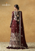 Asim Jofa | Ishq e Eid | AJULN-17  Embroidered Raw Silk  3 Pcs - House Of Hania