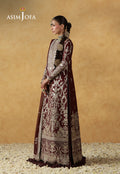 Asim Jofa | Ishq e Eid | AJULN-17  Embroidered Raw Silk  3 Pcs - House Of Hania