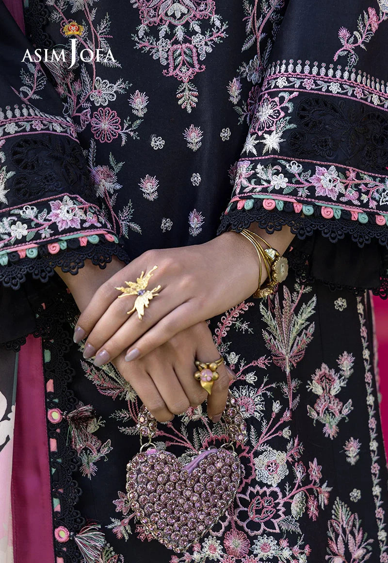 Asim Jofa | Ishq e Eid | AJULW-05 Embroidered Lawn 3 Pcs - House Of Hania