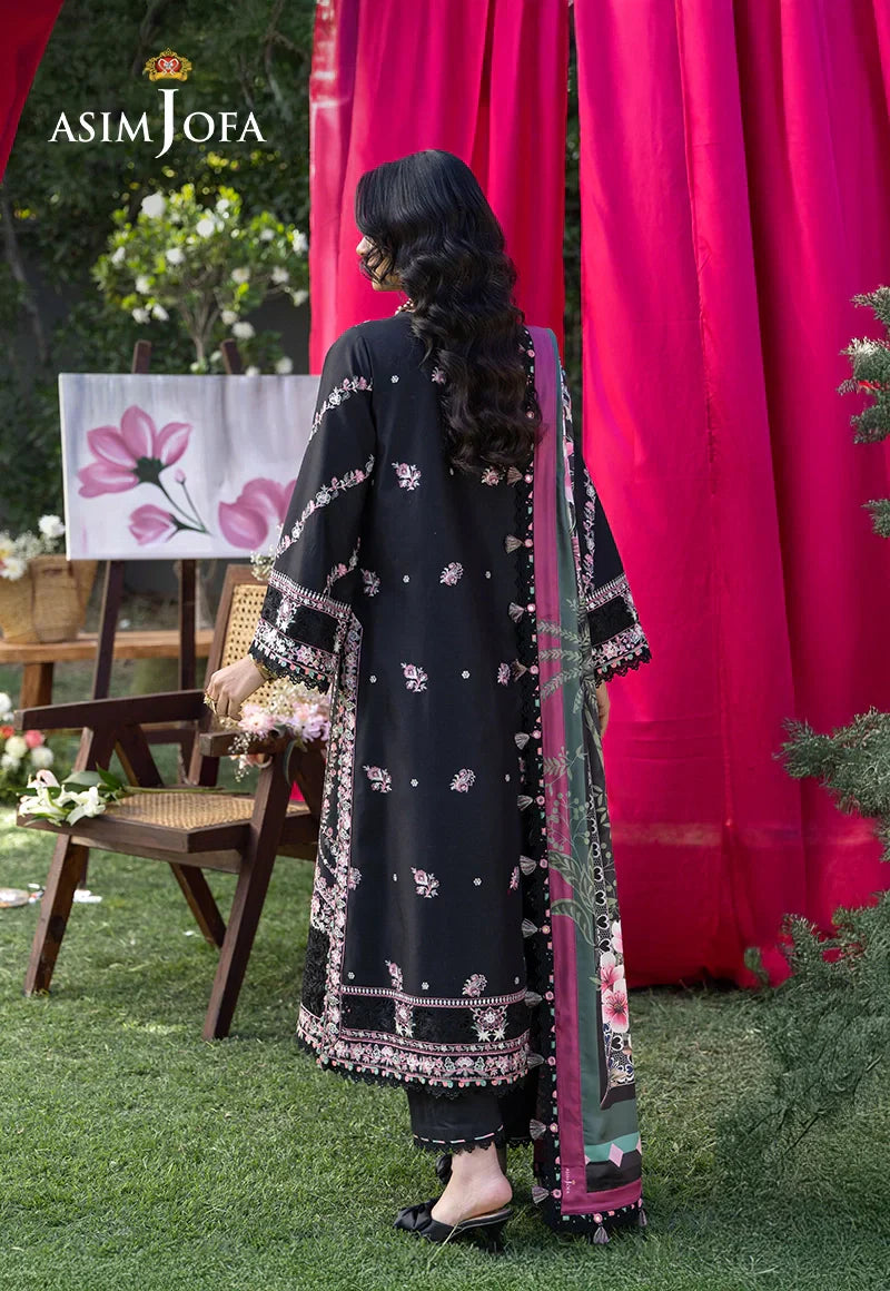 Asim Jofa | Ishq e Eid | AJULW-05 Embroidered Lawn 3 Pcs - House Of Hania