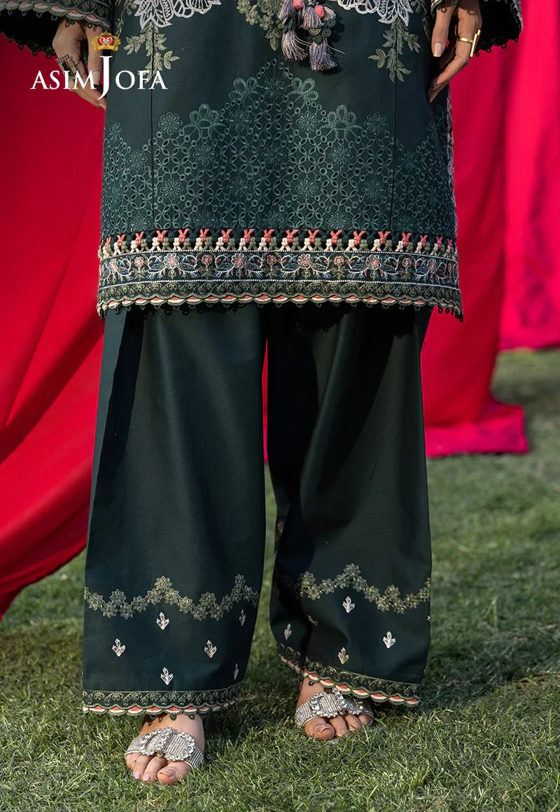 Asim Jofa | Ishq e Eid | AJULW-06 Embroidered Lawn 3 Pcs - House Of Hania