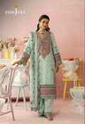 Asim Jofa | Ishq e Eid | AJULW-08 Embroidered Lawn 3 Pcs - House Of Hania