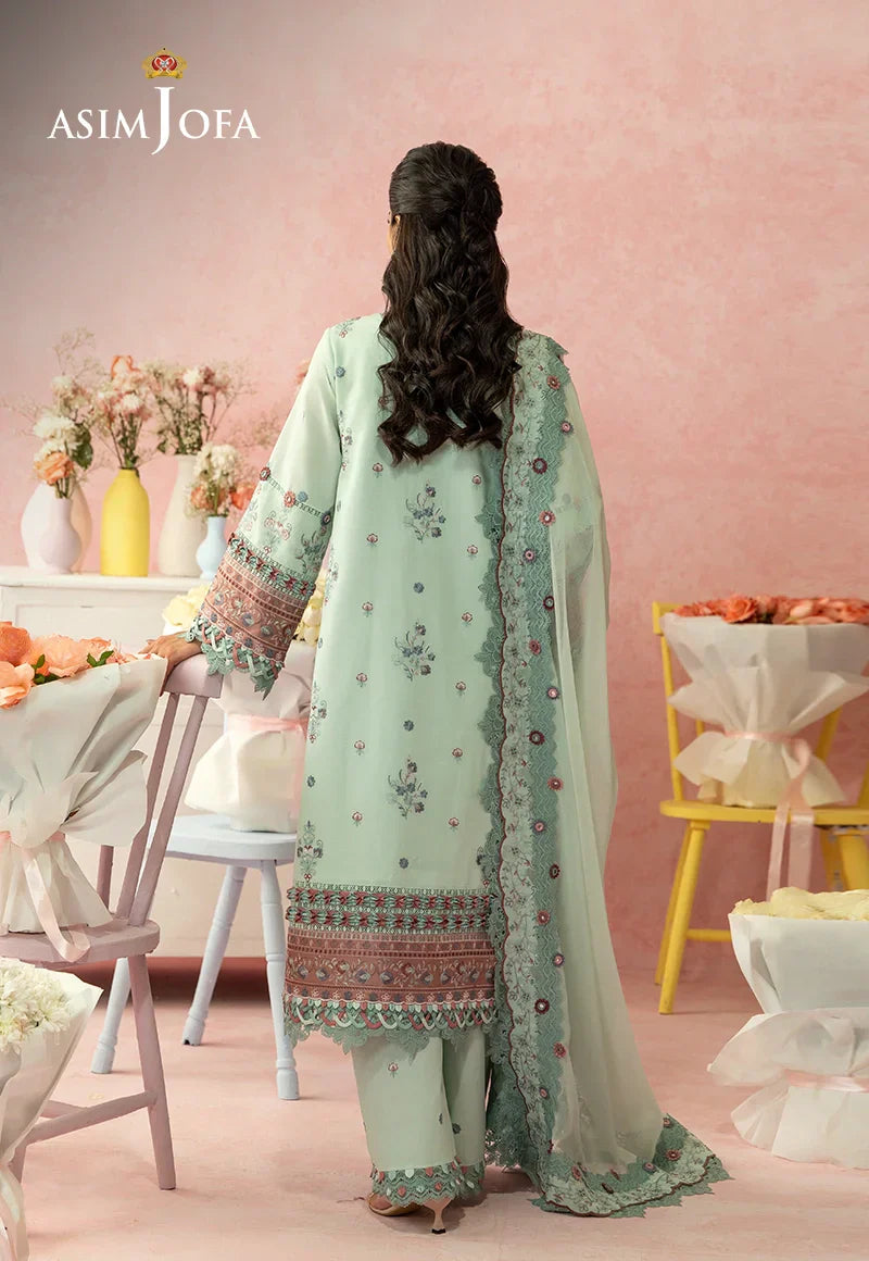 Asim Jofa | Ishq e Eid | AJULW-08 Embroidered Lawn 3 Pcs - House Of Hania
