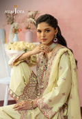 Asim Jofa | Ishq e Eid | AJULW-09 Embroidered Lawn 3 Pcs - House Of Hania