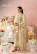 Asim Jofa | Ishq e Eid | AJULW-09 Embroidered Lawn 3 Pcs - House Of Hania