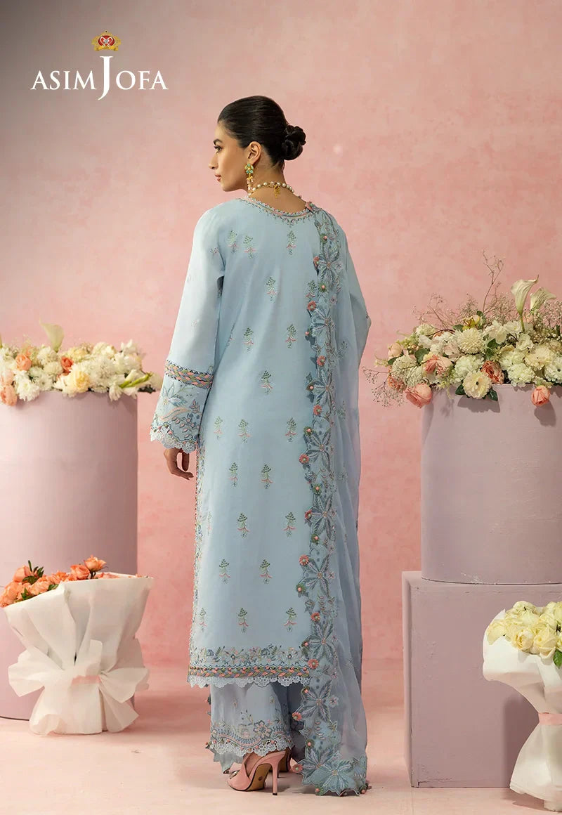 Asim Jofa | Ishq e Eid | AJULW-10 Embroidered Lawn  3 Pcs - House Of Hania