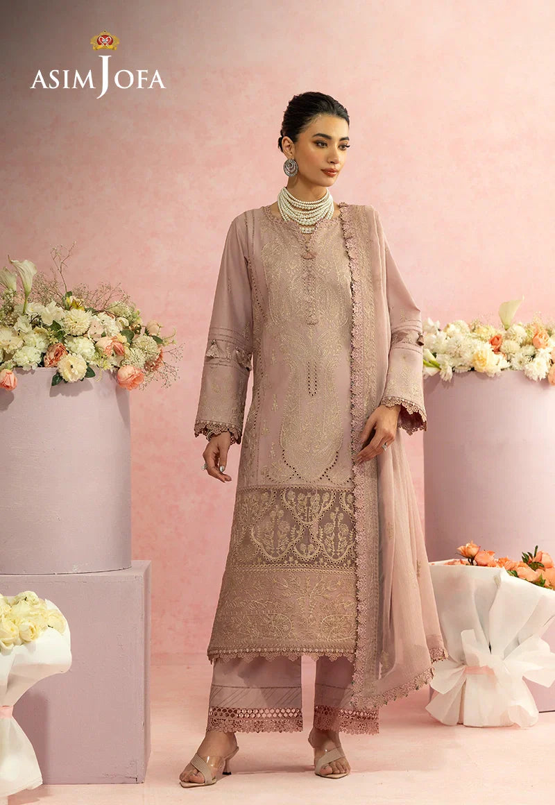 Asim Jofa | Ishq e Eid | AJULW-11 Embroidered Lawn 3 Pcs - House Of Hania