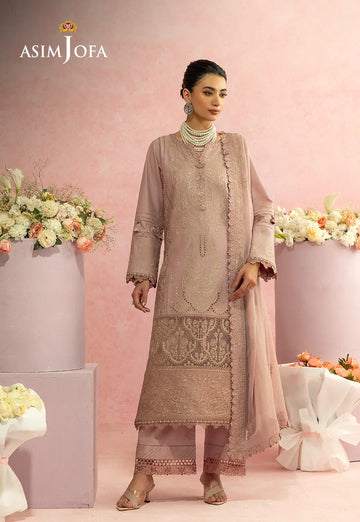 Asim Jofa | Ishq e Eid | AJULW-11 Embroidered Lawn 3 Pcs - House Of Hania