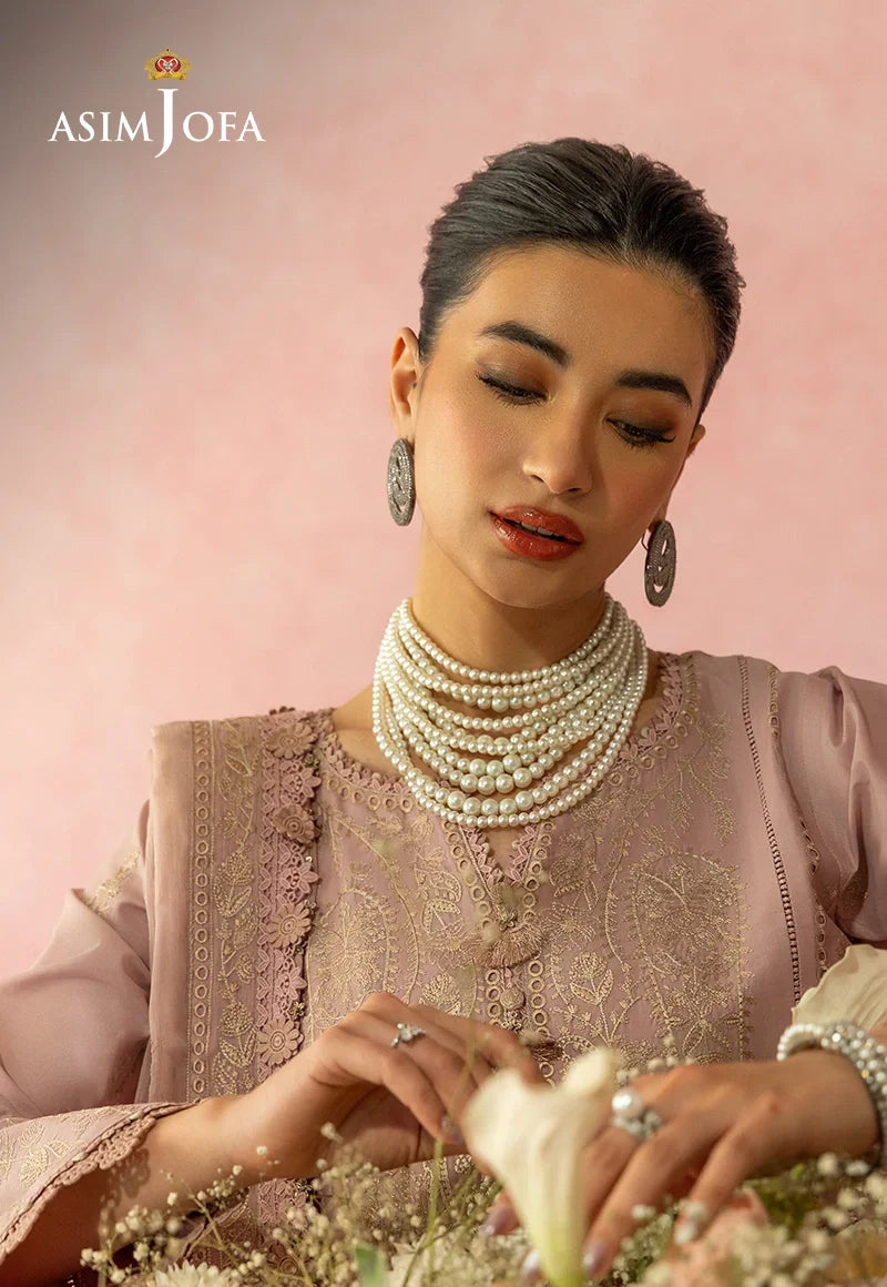 Asim Jofa | Ishq e Eid | AJULW-11 Embroidered Lawn 3 Pcs - House Of Hania