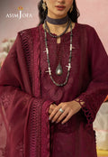 Asim Jofa | Ishq e Eid | AJULW-12 Embroidered Lawn 3 Pcs - House Of Hania