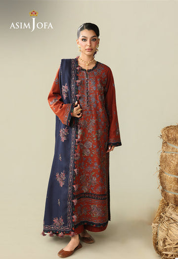 Asim Jofa | Kashmiri Collection 25 | AJULK-02 - House Of Hania