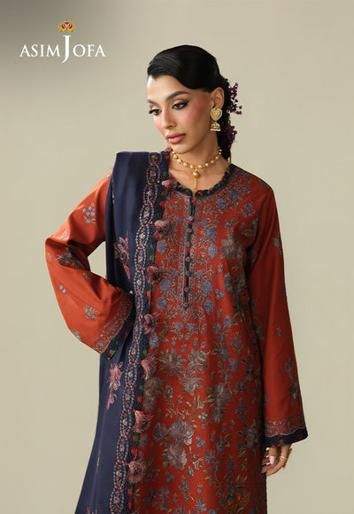 Asim Jofa | Kashmiri Collection 25 | AJULK-02 - House Of Hania