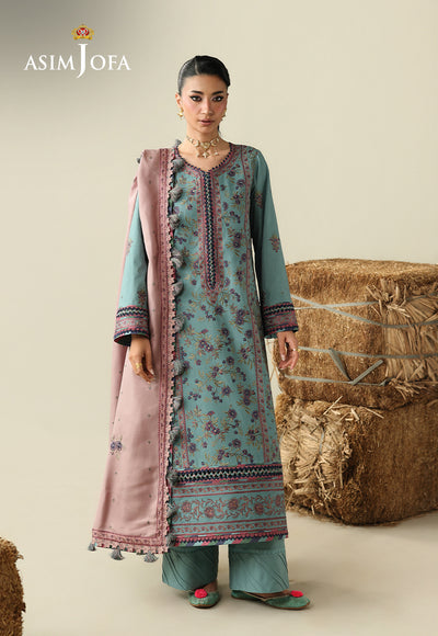 Asim Jofa | Kashmiri Collection 25 | AJULK-03 - House Of Hania