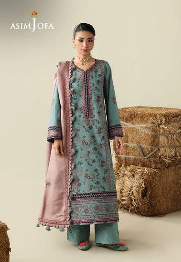 Asim Jofa | Kashmiri Collection 25 | AJULK-03 - House Of Hania