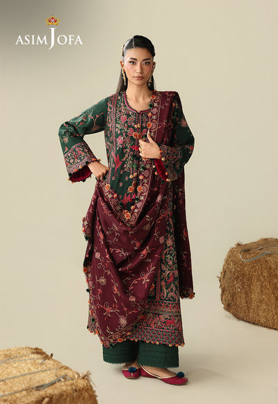 Asim Jofa | Kashmiri Collection 25 | AJULK-04 - House Of Hania