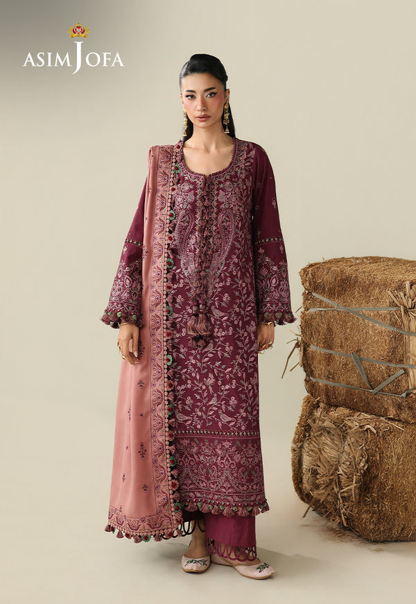 Asim Jofa | Kashmiri Collection 25 | AJULK-06 - House Of Hania