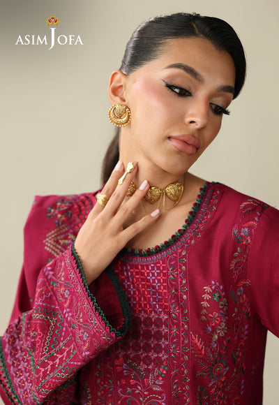 Asim Jofa | Kashmiri Collection 25 | AJULK-07 - House Of Hania