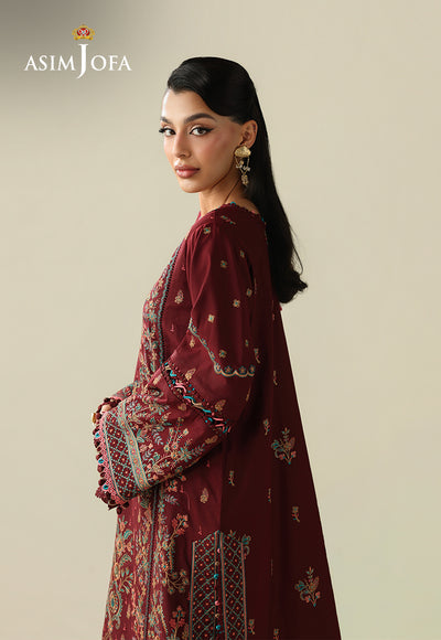 Asim Jofa | Kashmiri Collection 25 | AJULK-08 - House Of Hania