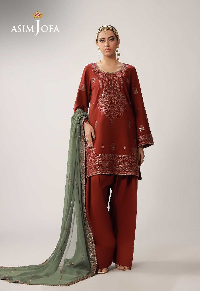 Asim Jofa | Layaan Festive Collection | AJULO-05 - House Of Hania