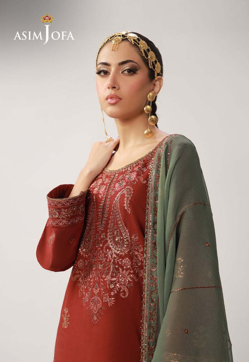 Asim Jofa | Layaan Festive Collection | AJULO-05 - House Of Hania
