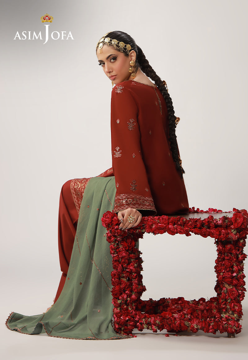 Asim Jofa | Layaan Festive Collection | AJULO-05 - House Of Hania