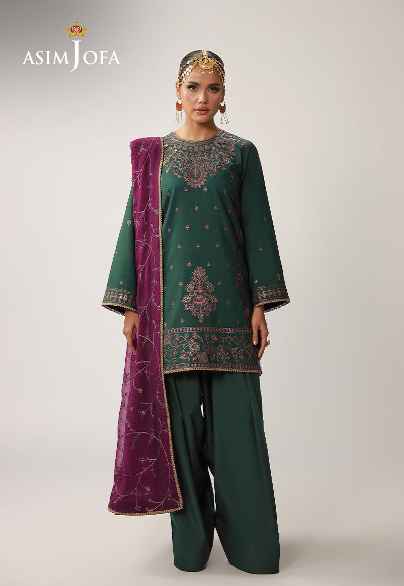 Asim Jofa | Layaan Festive Collection | AJULO-06 - House Of Hania