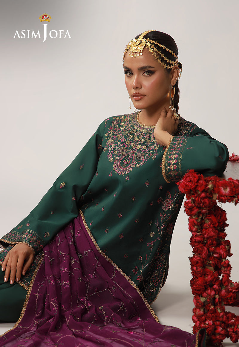 Asim Jofa | Layaan Festive Collection | AJULO-06 - House Of Hania