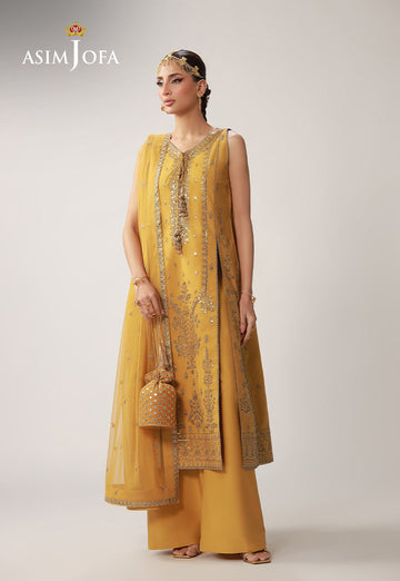 Asim Jofa | Layaan Festive Collection | AJULO-09 - House Of Hania