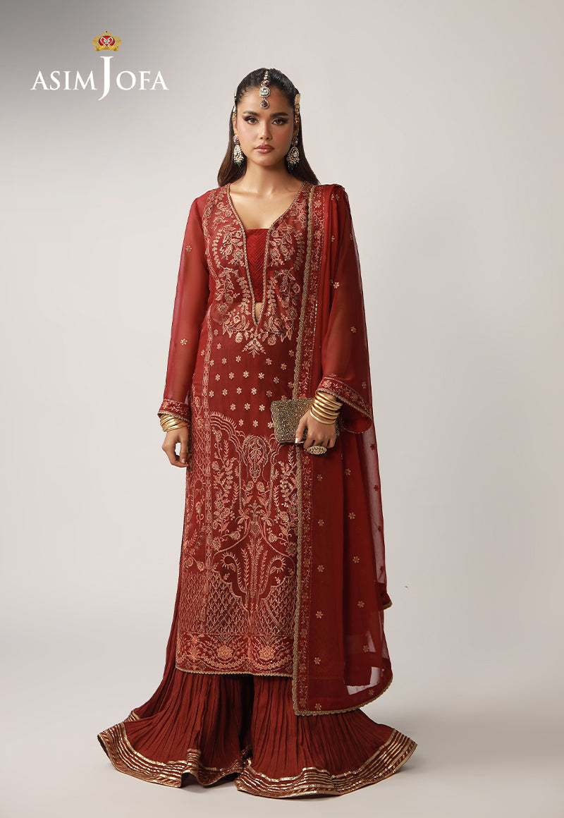 Asim Jofa | Layaan Festive Collection | AJULO-11 - House Of Hania