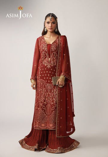 Asim Jofa | Layaan Festive Collection | AJULO-11 - House Of Hania