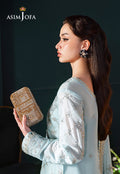 Asim Jofa | Lumiere Formals | AJLFC-01 EMBROIDERED PAPER COTTON - House Of Hania