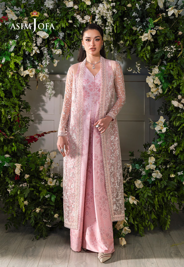 Asim Jofa | Lumiere Formals | AJLFC-02 EMBROIDERED ORGANZA - House Of Hania
