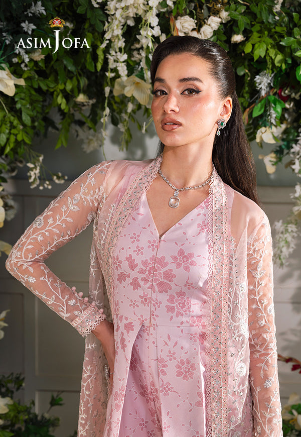 Asim Jofa | Lumiere Formals | AJLFC-02 EMBROIDERED ORGANZA - House Of Hania