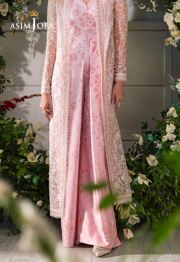 Asim Jofa | Lumiere Formals | AJLFC-02 EMBROIDERED ORGANZA - House Of Hania