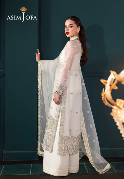 Asim Jofa | Lumiere Formals | AJLFC-03 EMBROIDERED ORGANZA - House Of Hania