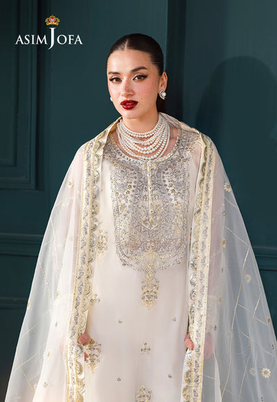 Asim Jofa | Lumiere Formals | AJLFC-03 EMBROIDERED ORGANZA - House Of Hania