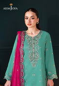 Asim Jofa | Lumiere Formals | AJLFC-04 EMBROIDERED RAW SILK - House Of Hania